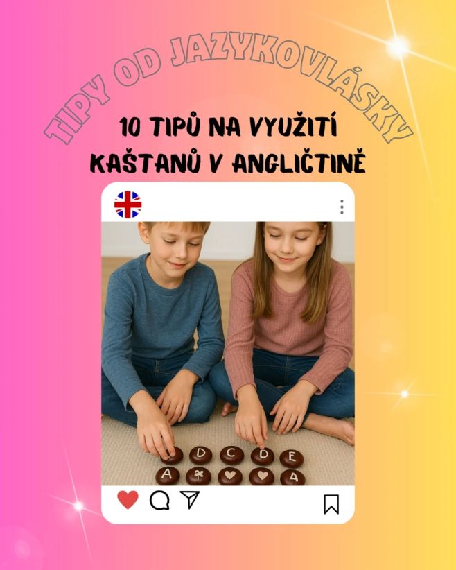 Jak využít kaštany v hodině angličtiny Kdo by neměl rád kaštany? Zkuste je využít i ve výuce. Mám pro vás 10 tipů a dva...